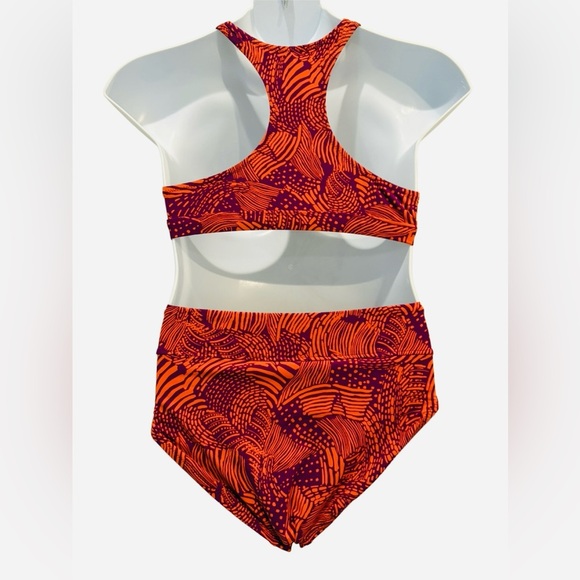 Garnet Hill two-piece swimsuit, ladies size 10 - Picture 2 of 4